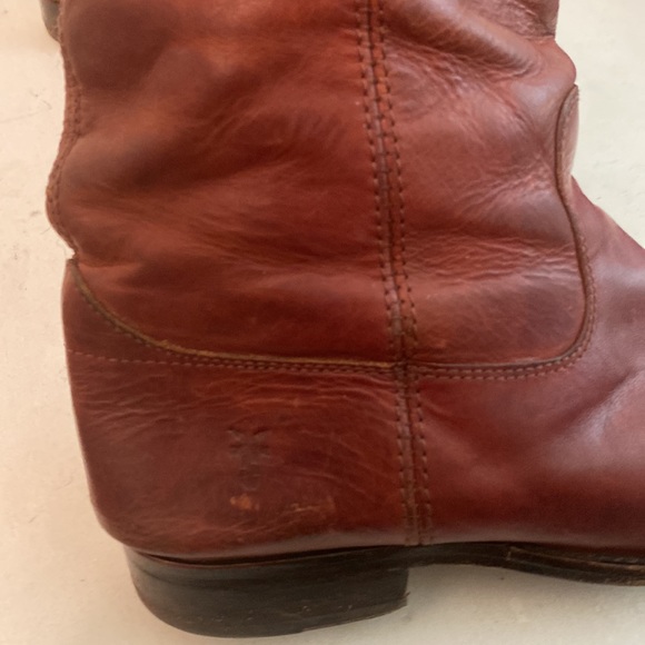 Frye brown leather high boots - Picture 2 of 16